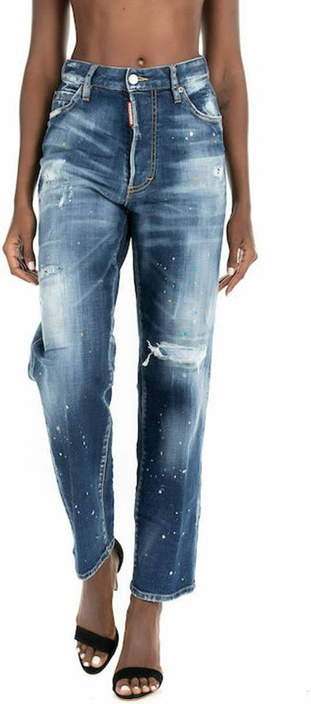 Blue Cotton Jeans Denim Dsquared2