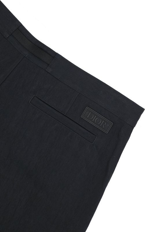 Black Cotton Bermuda Shorts Dior
