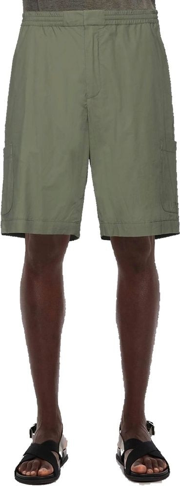 Zweifarbige Baumwoll-Bermudashorts von Ambush