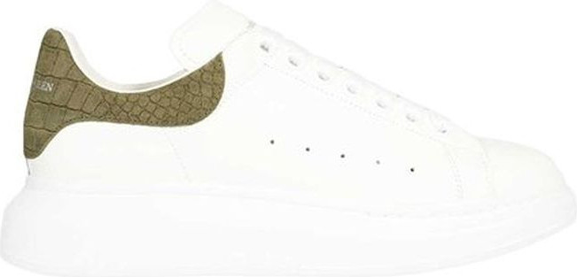 Weiße Low-Top-Sneaker aus Kalbsleder von Alexander McQueen