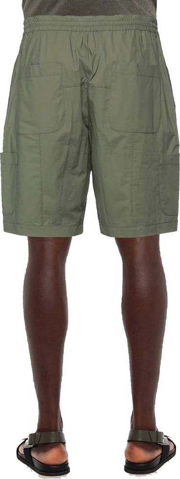 Zweifarbige Baumwoll-Bermudashorts von Ambush