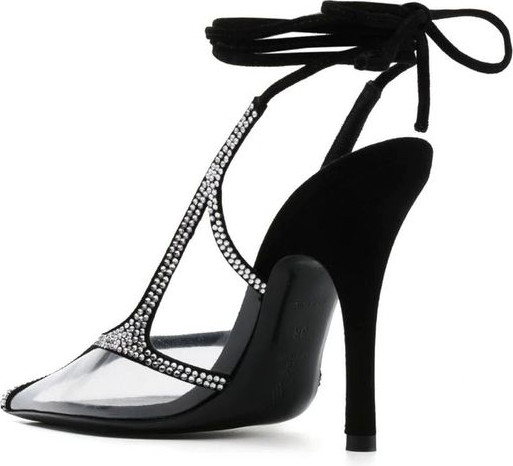 Black Pvc Platform Pumps The Attico