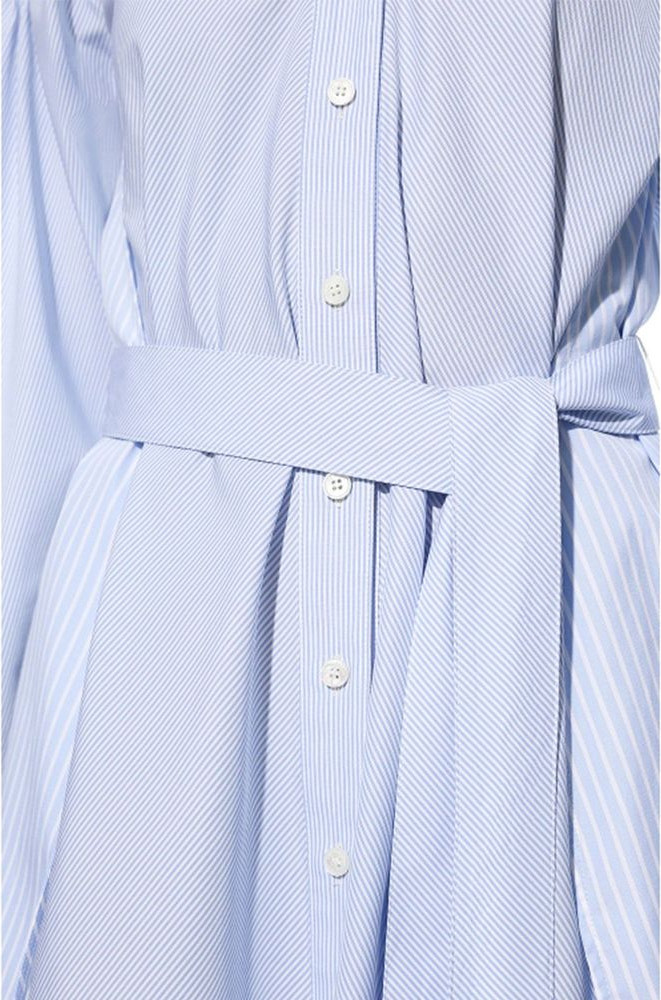 Blue Cotton Casual Dress Stella McCartney