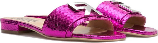Босоножки Sergio Rossi Multicolor из телячьей кожи