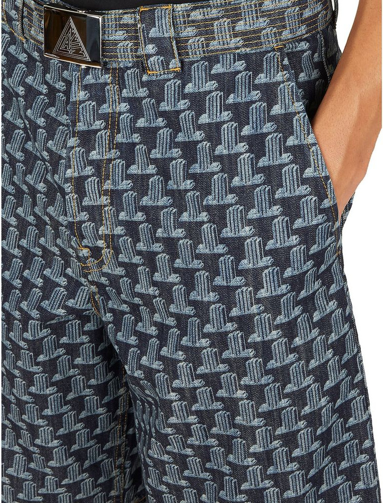 Lanvin Blaue Jeans-Shorts