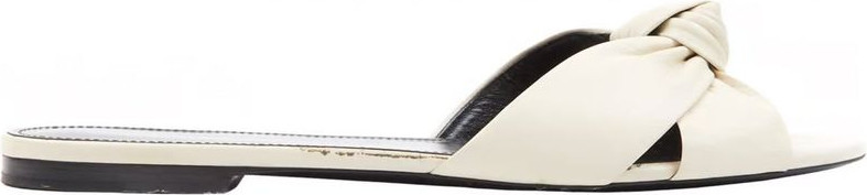 Розовые босоножки Saint Laurent из телячьей кожи