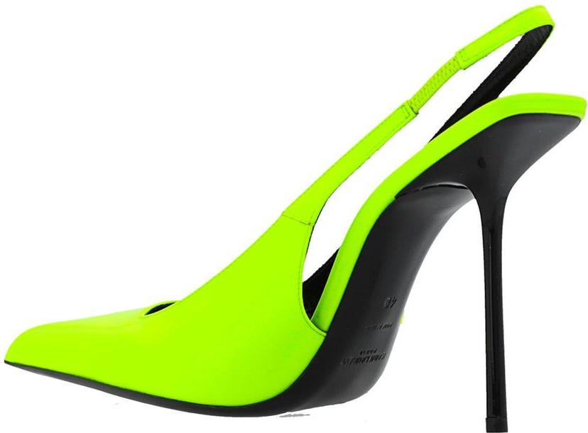 Saint Laurent Bicolor Calfskin Platform Pumps