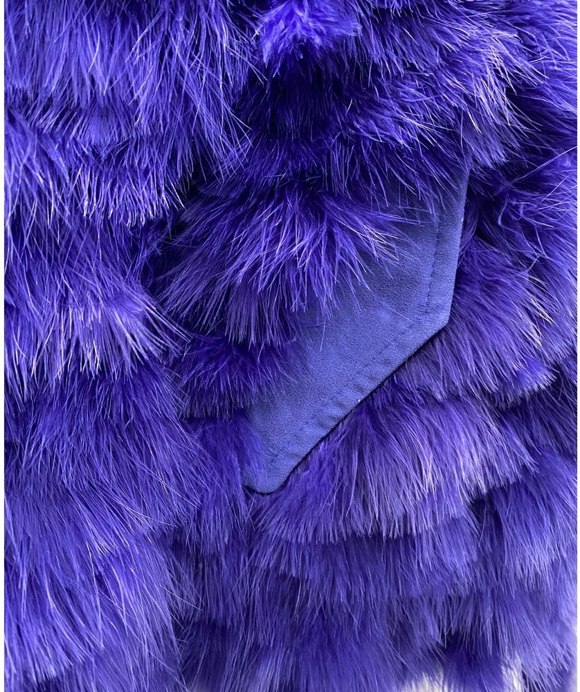 Blue Feather Bomber Dsquared2