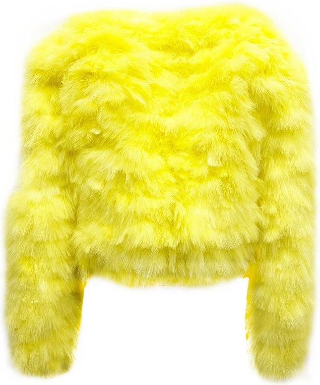 Bicolor Feather Bomber Dsquared2