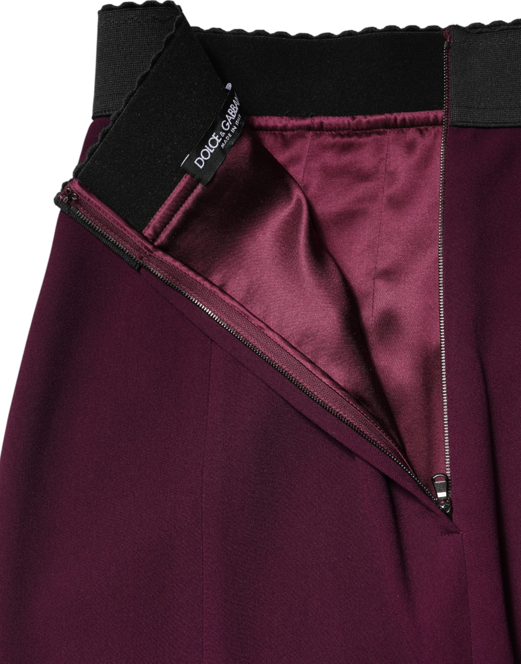 Dolce & Gabbana Mid Waist Pencil Cut Midi Rock