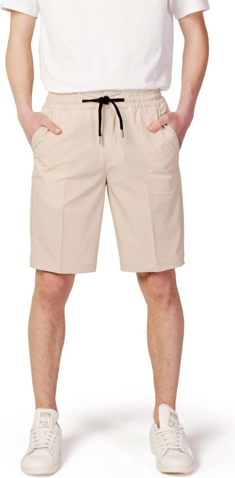 Beige Nylon Shorts Suns
