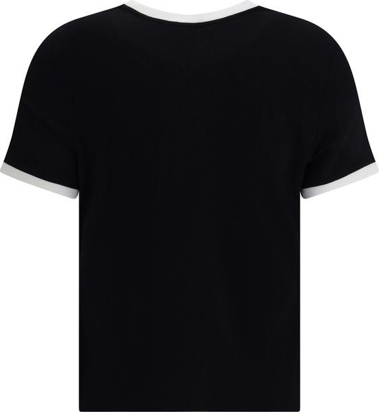 Versace Black Viscose T-shirt