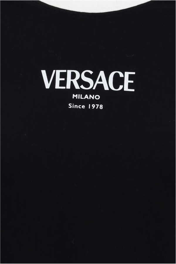 Versace Black Viscose T-shirt