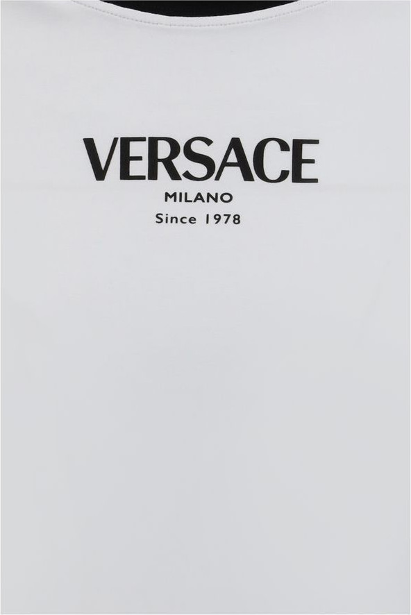 Versace oq rangli viskozadan tikilgan futbolka