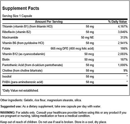 B-50 Complex Supplement Swanson