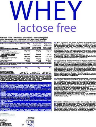 Allnutrition Whey Lactose Free Strawberry Cheesecake 700g