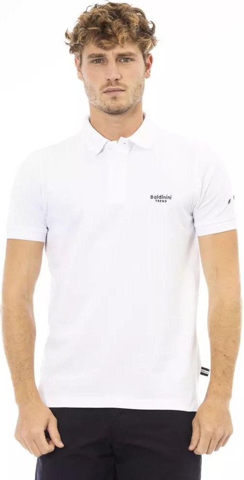 Black Cotton Polo Shirt Baldinini Trend