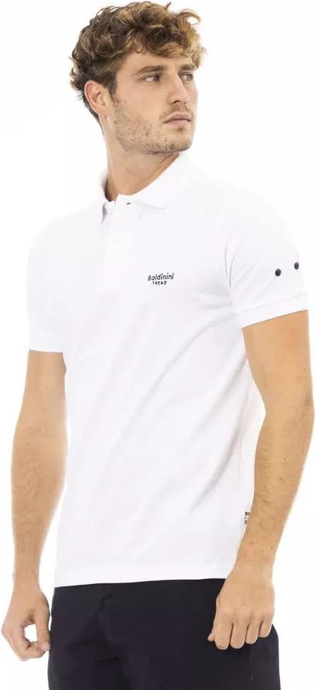 Black Cotton Polo Shirt Baldinini Trend