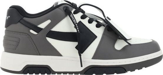 Кроссовки из серой кожи теленка Off-White