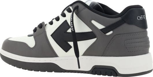 Кроссовки из серой кожи теленка Off-White