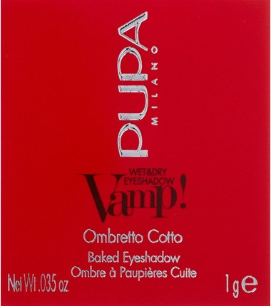 Pupa Milano Vamp! ko'z uchun soyasi 300 Emerald, ho'l va quruq