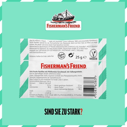 Fisherman's Friend Mint Peppermint and Menthol Flavor Lozenges