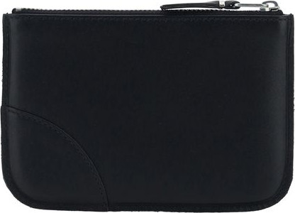 Кошелёк Comme Des Garcons из чёрной телячьей кожи Bos Taurus