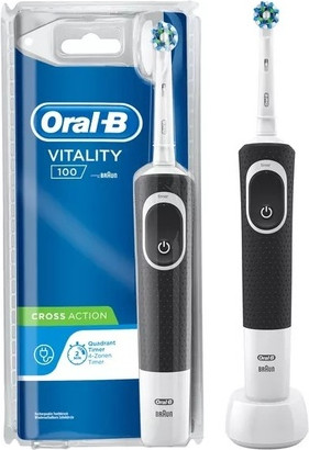 Electric Toothbrush Oral-B Vitality 100 Cross Action Black