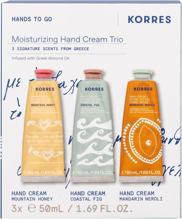 Korres Moisturising Hand Cream Trio