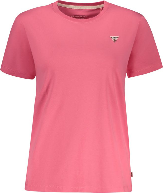 Guess Shoes Pink Cotton T-Shirt