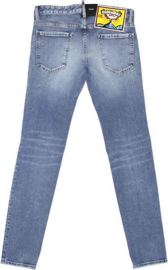 Blaue Straight-Leg Jeans von Dsquared2