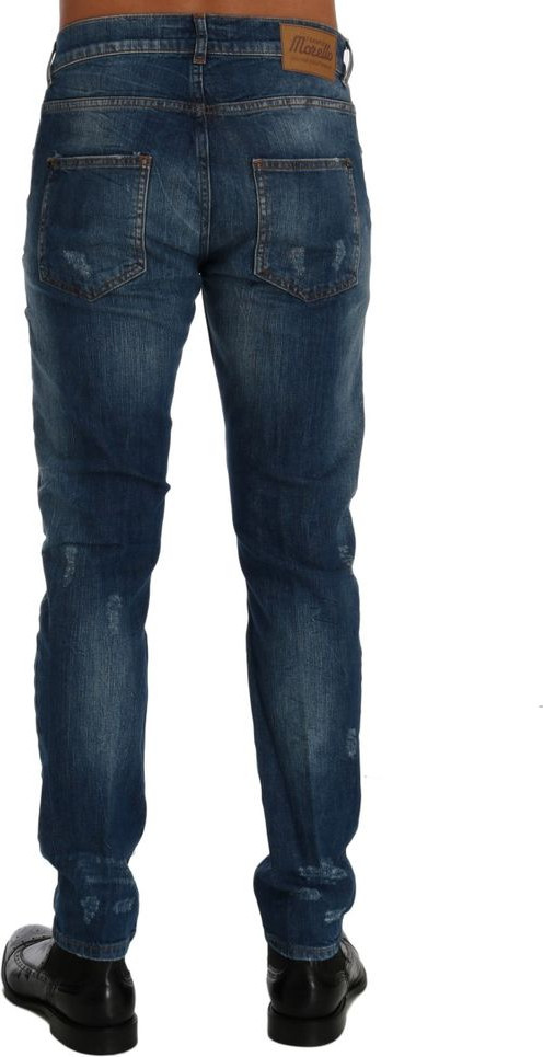 Blaue Slim Fit Jeans aus Baumwolle FRANKIE MORELLO