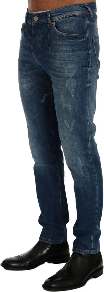 Blaue Slim Fit Jeans aus Baumwolle FRANKIE MORELLO