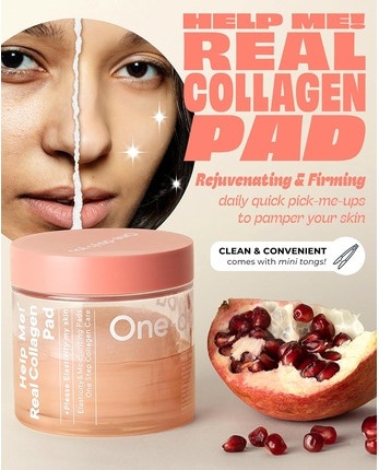 Pads Oneday's You One-Days You Help Me! Echte Kollagen-Pads für straffere und feuchtigkeitsspendende Haut