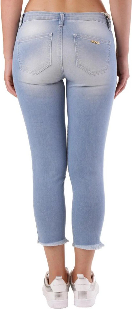 Blaue Jeans im Cropped-Style von Met