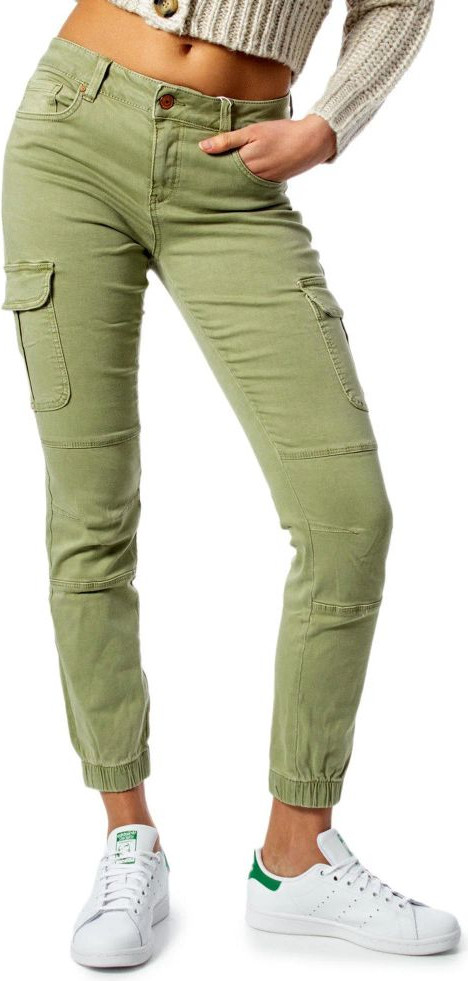Bicolor Cotton Cargo Pants ONLY