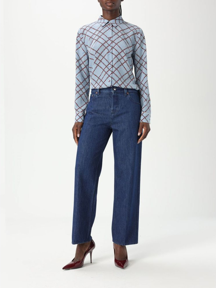 Blaue Jeans aus Baumwolle Denim Gucci