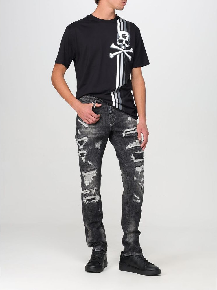 Jeans Philipp Plein Grau Denim Slim Fit
