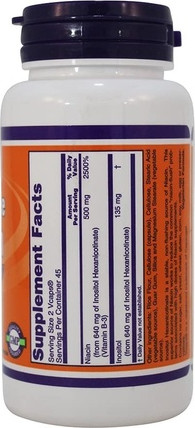 Ниацин без покраснения от Now Foods