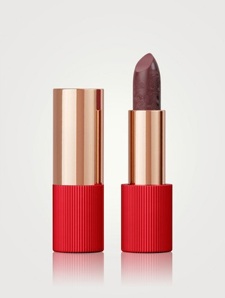 La Perla Plum Red Matte Silk Lipstick