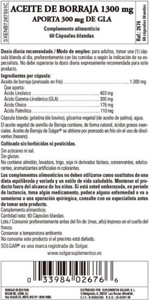 Softgels Solgar Super Starflower Oil 1300mg