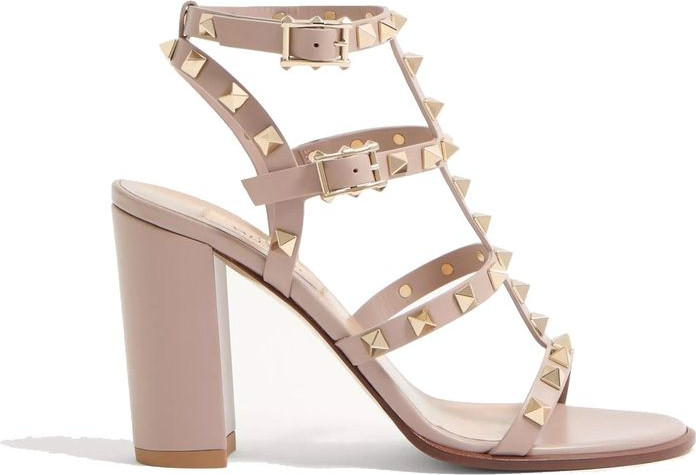 Босоножки Valentino Garavani Бежевые из телячьей кожи на платформе