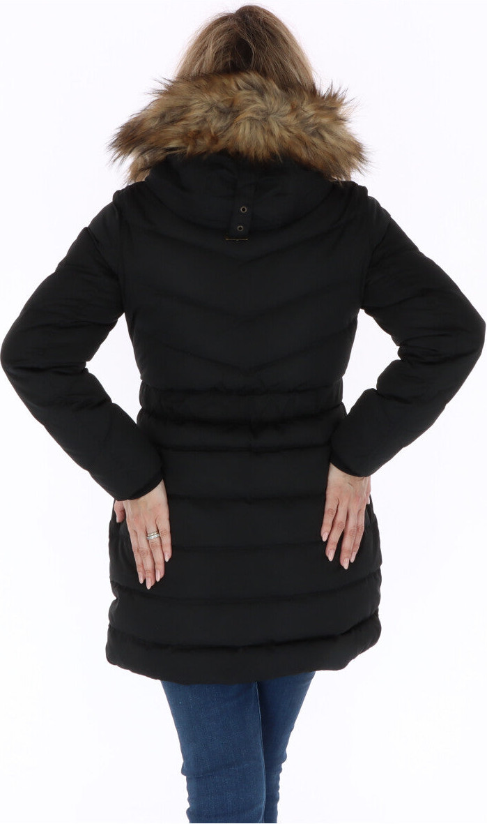 Schwarzer Polyester-Mantel Pepe Jeans