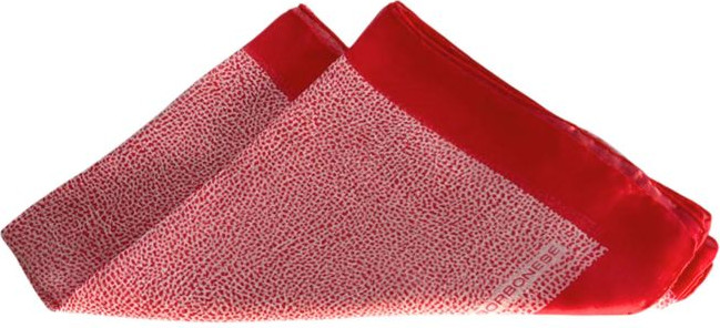 Red Silk Women Scarf Borbonese