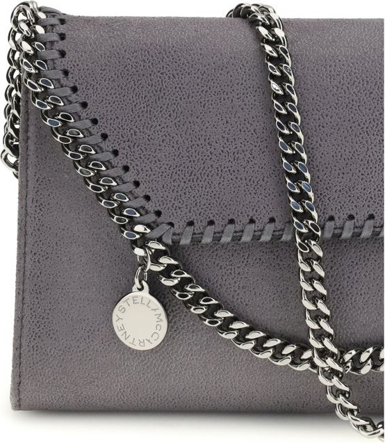 Gray Polyester Shoulder Bag Stella McCartney