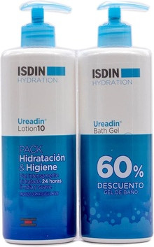Isdin Ureadin Lotion10 Intensive Hydration 400ml und Ureadin Duschgel 400ml - 2er Pack