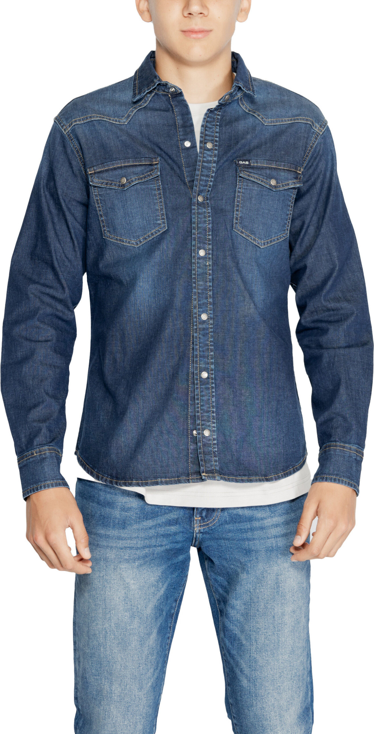 Blue Denim Shirt Gas