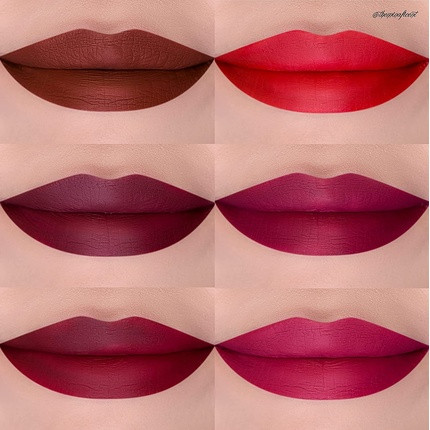 Rude Crime Does Pay Notorious 6 Lippenstift Set - Dunkel