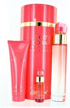 Perfume Set Perry Ellis 360 Coral