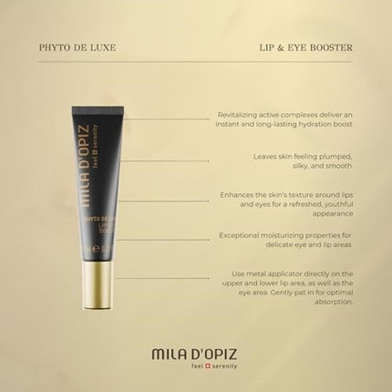 Gel Mila D'Opiz Phyto De Luxe Lippen- und Augen-Booster